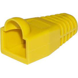 Copriconnettori per plug link rj45 100pz giallo [lkpl8gi]