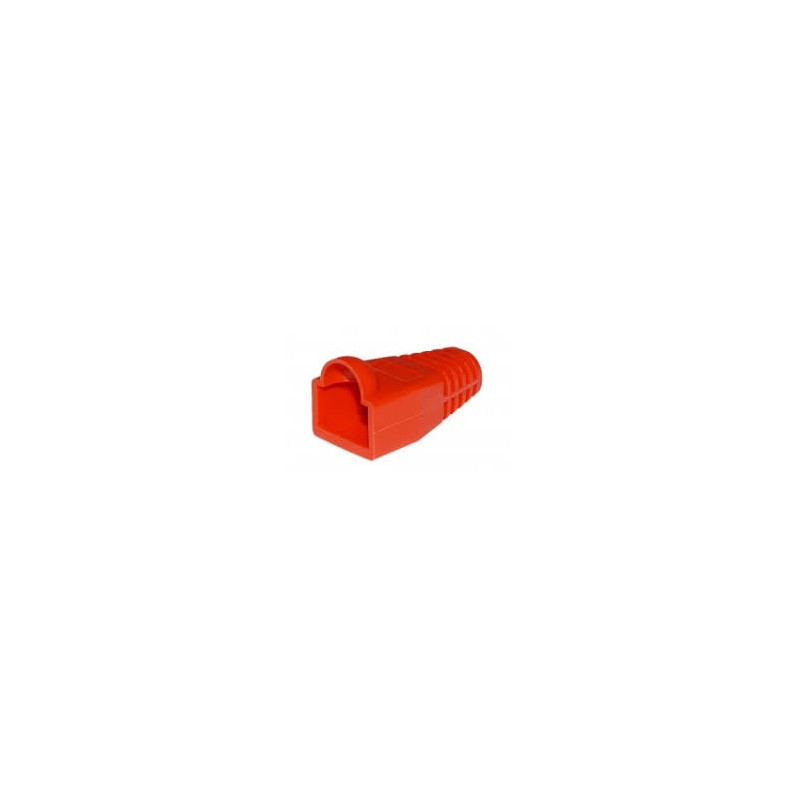 Copriconnettori per plug link rj45 100pz rosso [lkpl8r]
