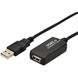 Cavo usb digitus con repetitore di segnale 5m nero [da70130]