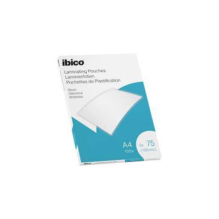 Buste per plastificazione gbc ibico 627316 a4 2x75mic 100pz lucide