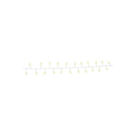 Catena luminosa led goodbay 50 luci bianco caldo