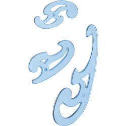 Kit kirvrlinee 3 pz.azzuro trasparente [41200]