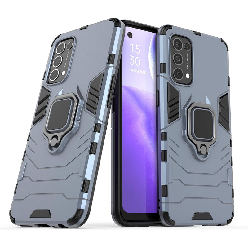 Custodia celly per oppo find x3 lite blu scuro [wally975]