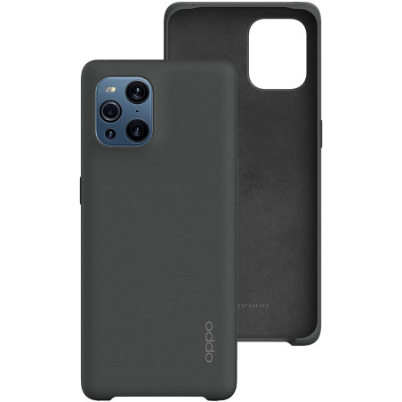 Custodia cellulare celly oppo find x3 pro liquido silicone nero [wally977]