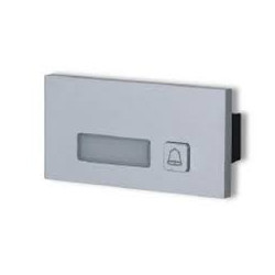 Modulo dahua videocitofono 1 pulsante per vto4 series argento [vto4202f-mb1]