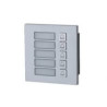 Modulo dahua videocitofono 5 pulsante per vto4 series argento [vto4202f-mb5]