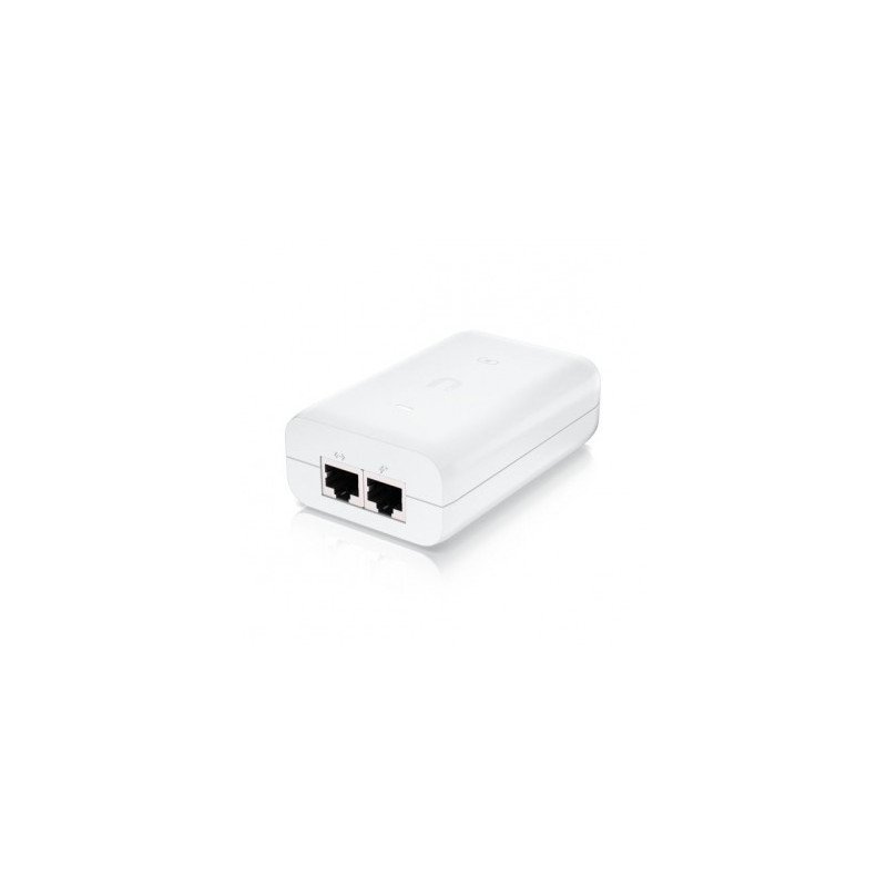 Iniettore ubiquiti poe+ compatto in grado di fornire 30w bianco [u-poe-at-eu]