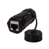 Accoppiatore rj45 techly cat.6a f/f da panello ip68 con passacavo