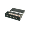 Patchpanel digitus 1he 8-port cat6 geschirmt schwarz [dn-91608sd]