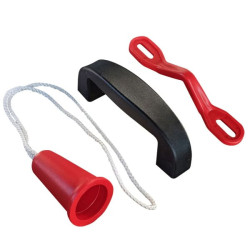 Maniglia ibfm per basculanti nero/rosso/bianco [1438]