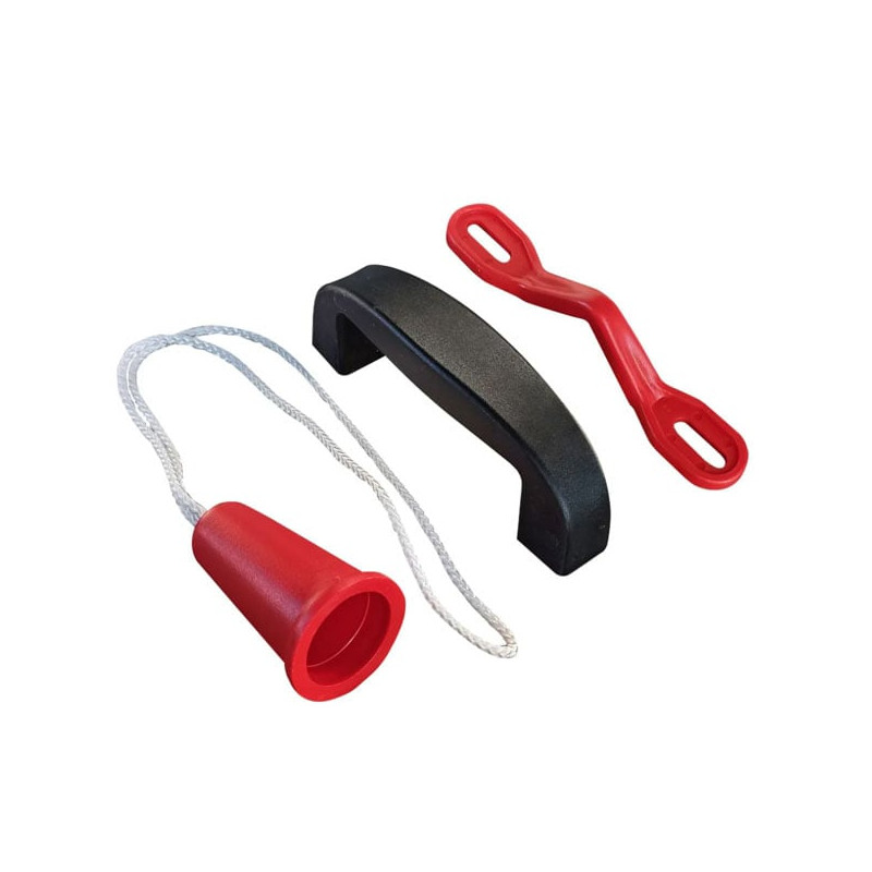 Maniglia ibfm per basculanti nero/rosso/bianco [1438]