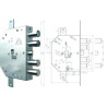 Serratura cilindro dom-cr infilare porte blindate [2155g-01]