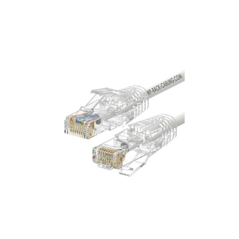 Cavo di rete wp europe patch u/utp cat.6a lshf 10m bianco [wpc-pat-6au100w-s]