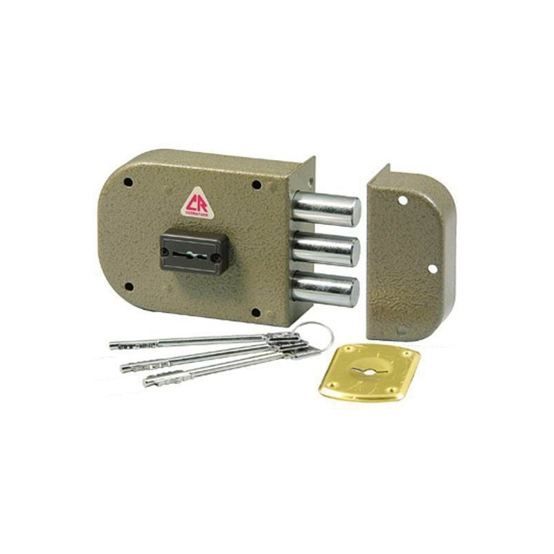 Serratura doppia mappa dom-cr 1800 chiusura laterale [1800-01