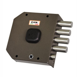 Serratura doppia mappa moia inf.legno chiusura laterale [a412dx]