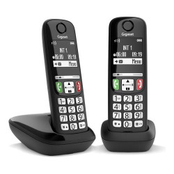 Telefono fisso gigaset e270 cordless nero