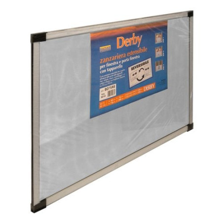 Zanzariere medal per porte e finestre 70x142cm argento [bd75]