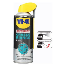 Grasso lubrificante spray wd40 bianco al litio 400ml [39390]