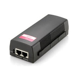 Iniettore poe levelone 10/100mbit/s 15.4w nero [poi-2002]