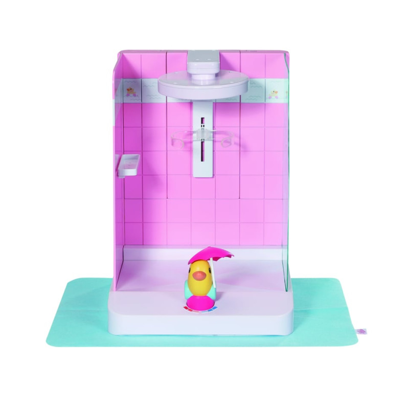 Zapf creation - set da bagno per bambola walk-in-doccia