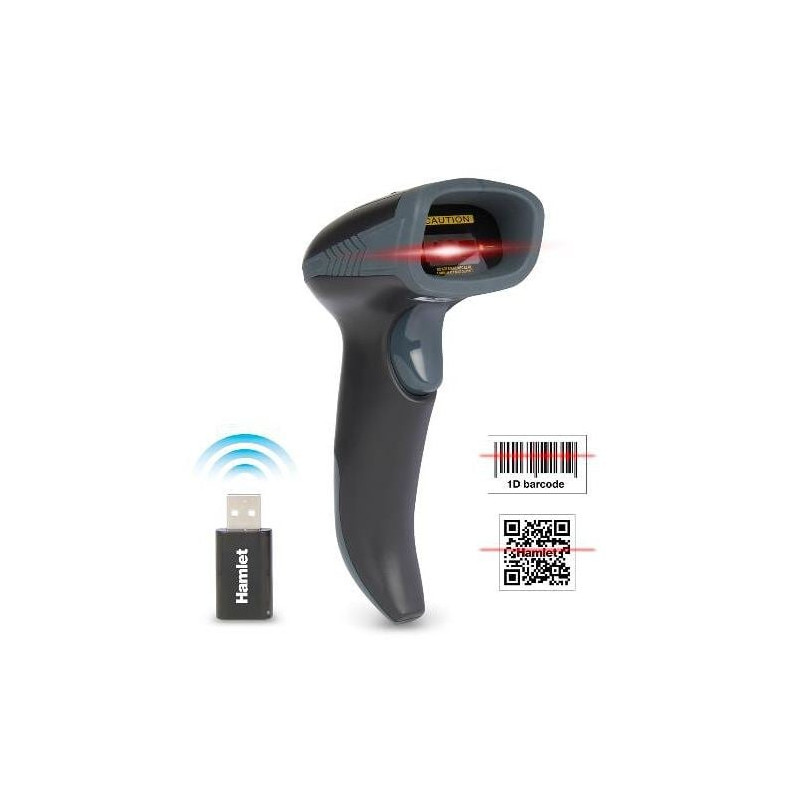 Lettore codice a barre hamlet 2d per qr code e lineari [hbcs-2d110w]