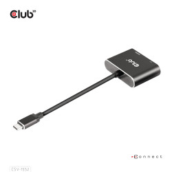 Adattatore club3d usb3.2 typo-c 4k60hz [csv-1552]