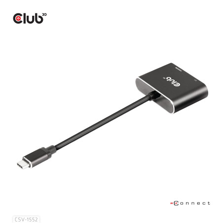Adattatore club3d usb3.2 typo-c 4k60hz [csv-1552]