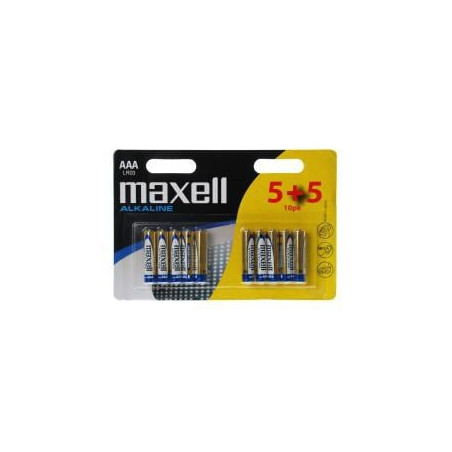 Pila maxell 10 pz. aaa mini stilo lr03 [790254]