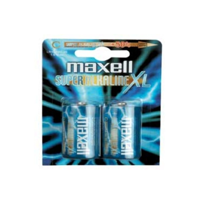 Pila maxell 2 pz. mezza torcia c lr14 [4036blister]