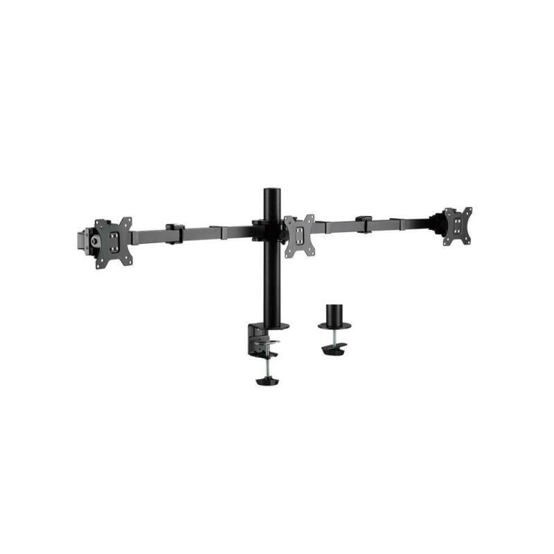 Supporto monitor logilink a 3 schermo 17-27'' 7kg nero
