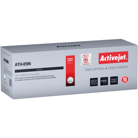 Toner activejet ath-89n per hp cf289a con chip supremo 5.000