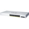 Switch cisco cbs220 smart 24-port ge, poe, 4x1g sfp [cbs220-24p-4g-eu]