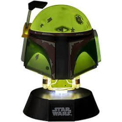 Paladone star wars boba fett con lampada led 3d icona 10cm verde/nero