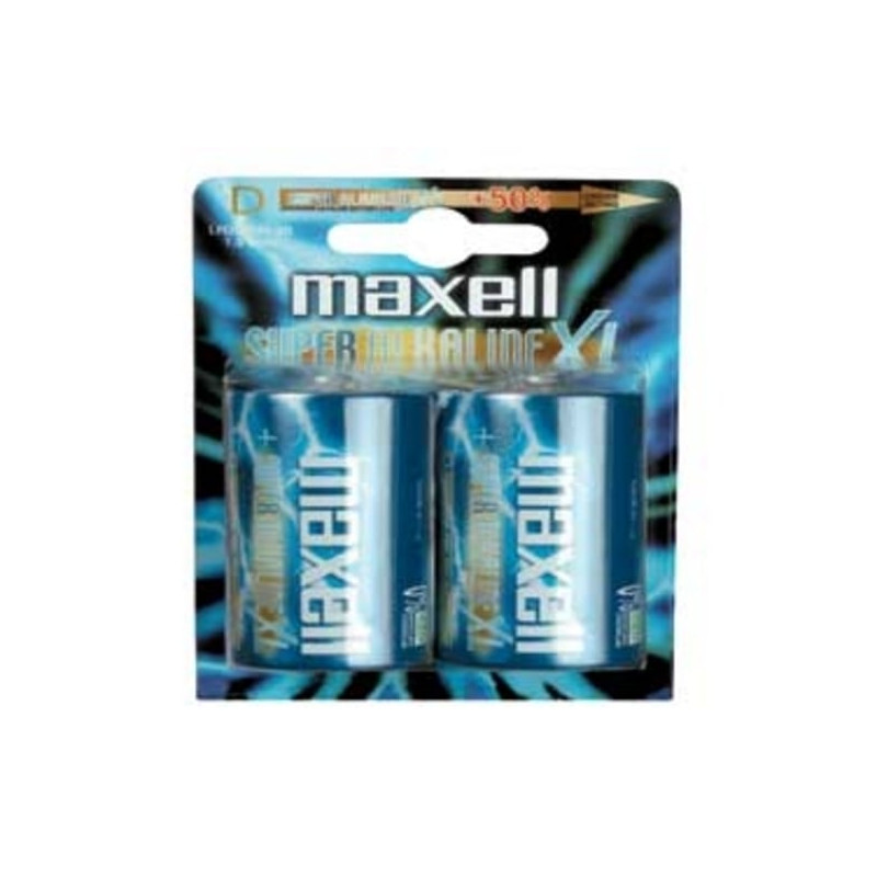 Pila maxell 2 pz. torcia lr 20 d [4038blister]