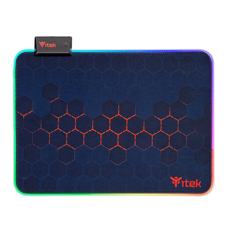 Mousepad itek rgb e1 350 x 250mm [itmpe1rgbl]