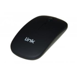 Mouse link wireless con sensore ottico e ricevutore usb nero [lkmos34]