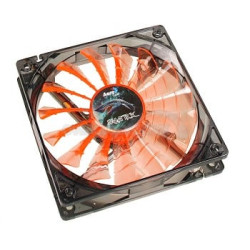 Ventola 120x120 aerocool shark 1500 rpm nera/arancione [en-55444]