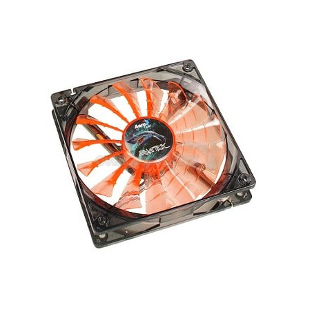 Ventola 120x120 aerocool shark 1500 rpm nera/arancione [en-55444]