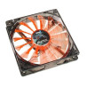 Ventola 120x120 aerocool shark 1500 rpm nera/arancione [en-55444]