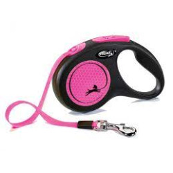 Guinzaglio retrattili per cane flexi new neon s 5m