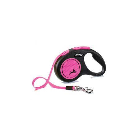 Guinzaglio retrattili per cane flexi new neon s 5m