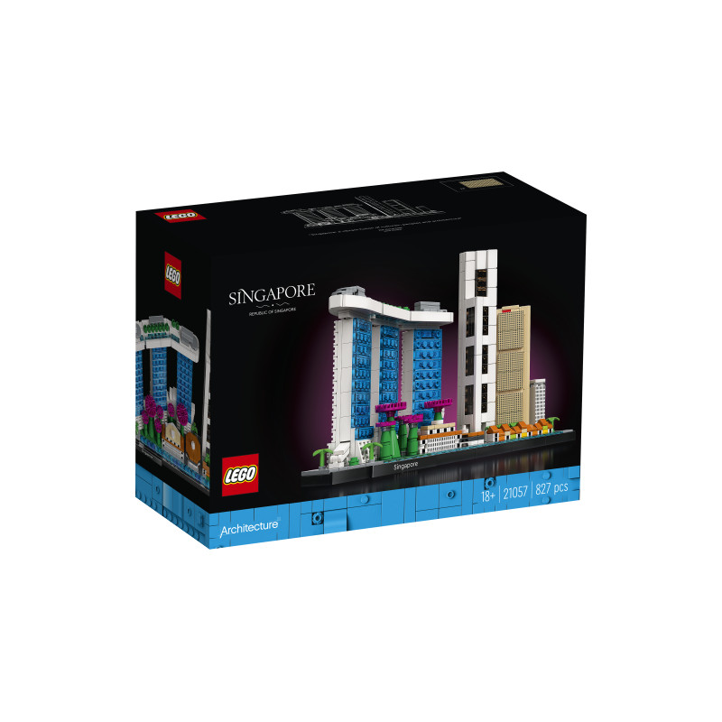 Lego architecture skyline singapore multicolore [21057]