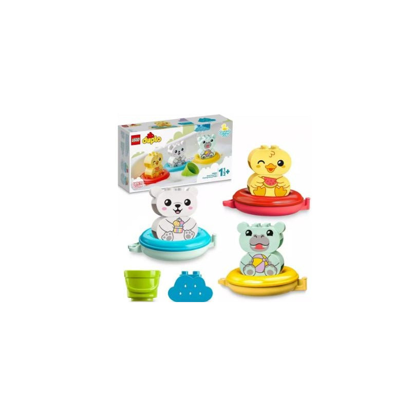 Lego duplo - il treno animale galleggiante 14pz multicolore [10965]