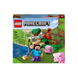 Lego minecraft la capanna della volpe 2 figurine multicolore [21178]