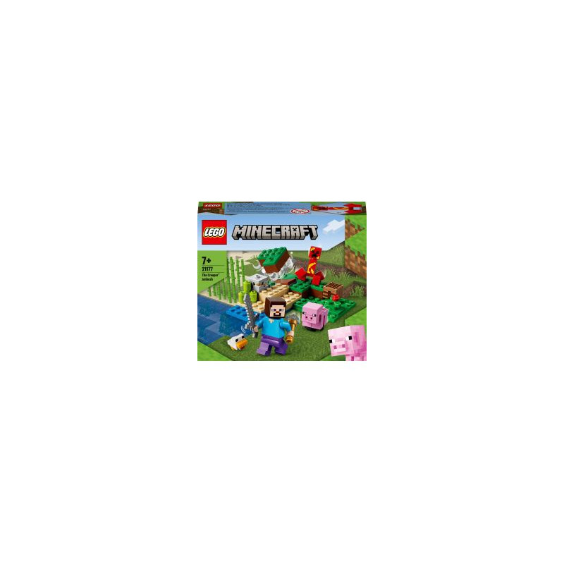 Lego minecraft la capanna della volpe 2 figurine multicolore [21178]
