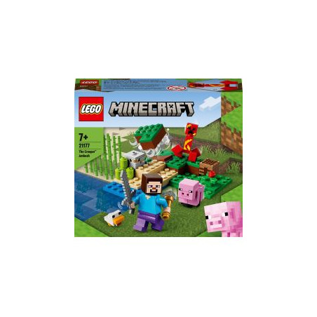 Lego minecraft la capanna della volpe 2 figurine multicolore [21178]
