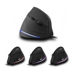 Mouse mediatech vertic cablato 3200dpi nero [mt1122]