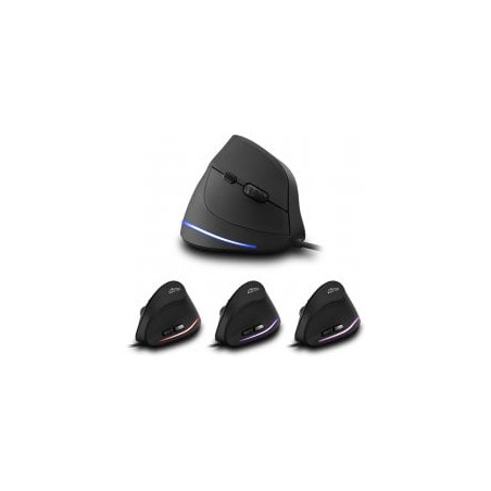 Mouse mediatech vertic cablato 3200dpi nero [mt1122]