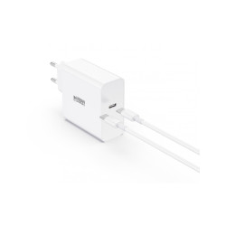 Alimentatore da rete urban factory tipo-c 65w 2m bianco [psc65uf]