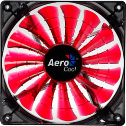 Ventola 140x140 aerocool shark 1500 rpm rossa [en-55475]
